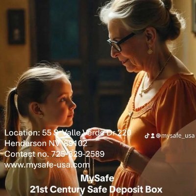 Mysafe USA is the First & Only Private, Automated, Insured Fire-Resistant Safe Deposit Box Rental In the US.
If you have any questions call me @ 7253292601