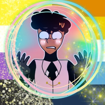 pfp drawn by @ponyforwea
Taylor+Kylie
Biromantic asexual nonbinary
#1 smug twink fan
Check expanded bio for more idk why is there a 160 character limit