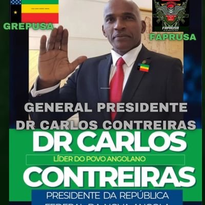 General President Dr. Carlos Alberto Contreiras Gouveia is the leader of the Angolan people and the civil (PPR) and military (FAPRUSA) opposition in Angola.