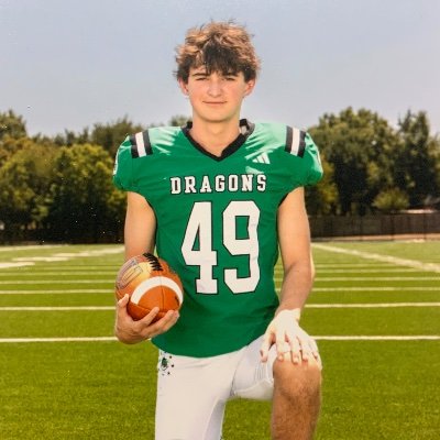 Kicker/Punter at Southlake Carroll High School
Dragon 🐲 Football 🏈 / Southlake, Texas / Class of 2027