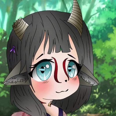 {Demon Slayer OC} A goat demon who died too young. Able to grow and control plants! Will eat any and everything. ‼️‼️Writer is 18+, no lewd‼️