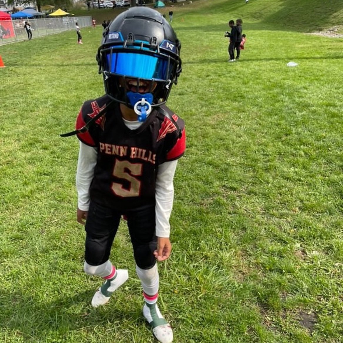 Penn Hills Charter School of Entrepreneurship | DB & WR | 5’3” | 103 lbs | 3.2 GPA | Pittsburgh | Class of 2031 | Future Football Standout