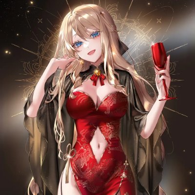 Velvet smile, crimson edge ⚔️I don’t move, worlds shift toward me 🔪 #SilentEdge 🌙 #ArtOfVaniza ❄️