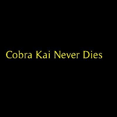 Family Pimp for Cobra Kai Never Dies on Discord. We offer Cobra Kai DM here to audition to join 25+No Minors #SweetSuger
