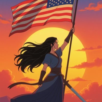 A patriotic American woman who stands for common sense and justice, and stands with President Trump and Elon Musk.