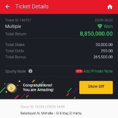 OddSure26753's profile picture. It is always winning, dm let vise sure odd