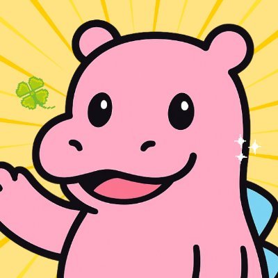 yadoranii's profile picture. A pink hippo full of energy ⚡