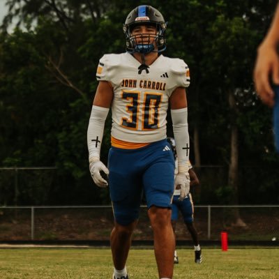 John Carroll high C/O ‘28| 3.5 GPA| LB/nickel| 6,1 200lbs