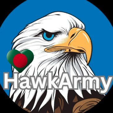 HawkArmy_BD's profile picture. $Hawk THE SHIB KILLER 
@Hawk_killshib
TG:https://t.co/IEjOpZ2PRG ;
CA：0xe846d164b88ed2e1209609fea3cf7a3d89d70d2d