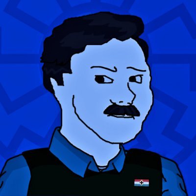 prussianblueboy's profile picture. prɔɪ ʃɪʃ blaʊ adjektiv
„Preußischblau kann sich in Mauerwerk bilden, wenn es Blausäure ausgesetzt wird.“ 
Nationalsozialist
🔻