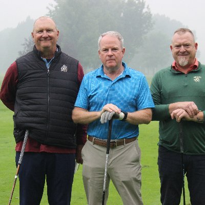 Neil Fronneman taking the CEO of Cameco and I for a ride over the gold fields in SA. Photo from the 2025 Saskatchewan Senior Golf Championships in Swift Current