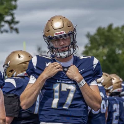 Nate_Lindstrom9's profile picture. Canisius High School | Class of 2027 | Quarterback | 6'3 175 | GPA 3.7, Bench: 195, deadlift: 345, squat: 240, 40 yrd: 4.82 email: mrlindstrom21@gmail.com