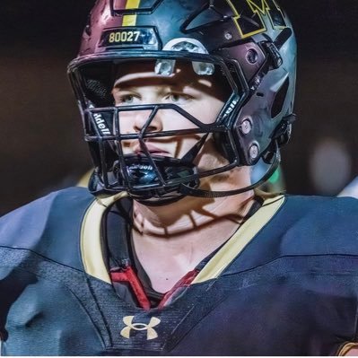 WCatterfeld's profile picture. Wesley Catterfeld | Monarch High School | 6’4” 293 lbs | 255 Bench | 385 Squat | 405 Deadlift | 235 Clean | Right Tackle #74 | Class of 2028 | 3.8 GPA