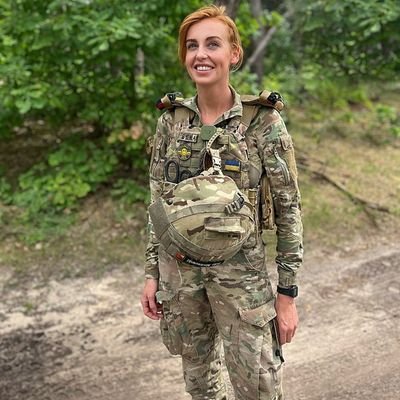 an American registered nurse from Denver, Colorado, who has been serving as a volunteer combat medic with the Ukrainian Armed Forces since March 2022,