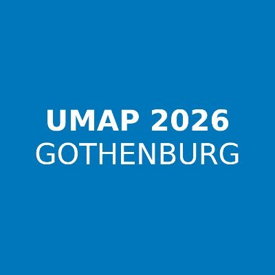 The 34th ACM International Conference on User Modeling, Adaptation and Personalization (#UMAP2026) June 8-11 2026, Gothenburg, Sweden