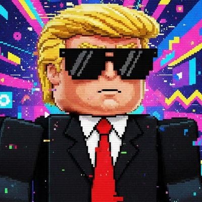 Trump’s Game Card — a collectible series inspired by @realDonaldTrump, featuring Roblox-style professions.
