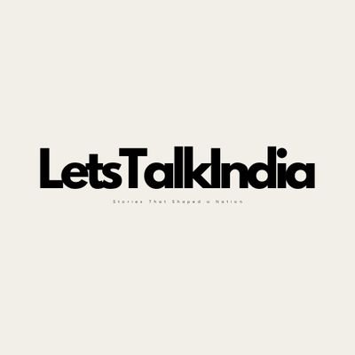 LetsTalkIndiaYT's profile picture. LetsTalkIndia – Exploring stories, culture, and interesting facts from all across India.
YouTube: https://t.co/IKMytAQuhI