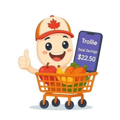 Trollie_app's profile picture. 🛒 Trollie — Smart Grocery Planning
📱 Launching soon in Canada 🇨🇦