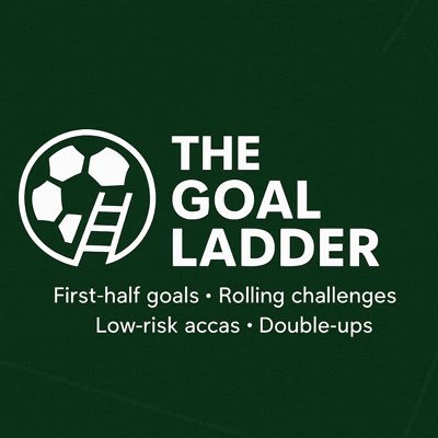 TheGoalLadder's profile picture. ⚽ Football betting tips 🎯 First-half goals | Challenges 🧾 Accas | Free daily picks + bankroll building 📲 Join the Telegram: https://t.co/B0lEcc9HIM