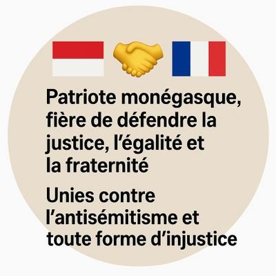 Sous le drapeau de la France 🇨🇵et de Monaco🇮🇩 nous unissons nos forces.
#TeamPatriotes 🇨🇵
#PatriotesFrance 🇨🇵
#jambonbeurre #RN 🇨🇵
@Andimyl ➡️ bis