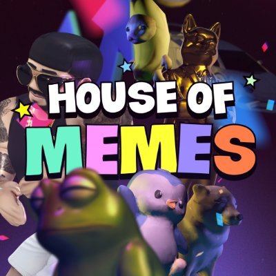 HouseOfMemesHQ's profile picture. Building a 3D game world where all meme coins unite in one universe. Stay tuned & don’t miss the launch 👀