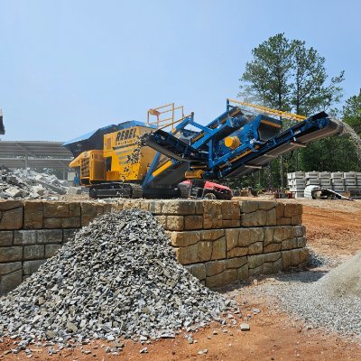 RREquipmentCo's profile picture. Home of the Rebel Crusher, Crush-All, Swing-Screen, Screenking, Crushking, and NC/SC/GA Komplet Authorized Dealer. Find your crushing and screening needs here!
