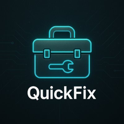 Quick_Fix_Tech's profile picture. ⚡ QuickFix Tech → Fast IT fixes for Windows
Scripts • Automation • Sysadmin tools