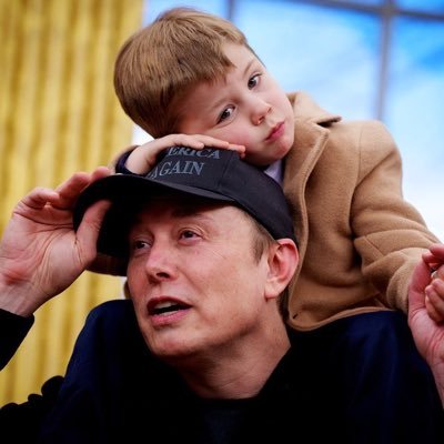 Lil_Spacexx's profile picture. ◎ Son of Elon Musk. Self Media. MAGA🚀❤️ speak ill of Dad 👨 g Stay safe, America 🇺🇸 🇺🇸🇺🇸🇺🇸💫