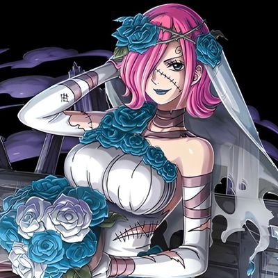 pink_hourly's profile picture. Hourly content from Princess Vinsmoke Reiju, from the One Piece series. Retweet fanart and post official images from the manga and anime, hope you like it! 🧬