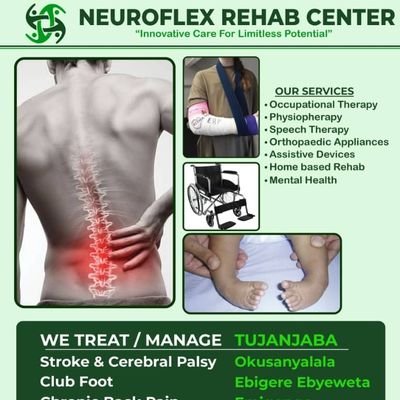 neuroflex958's profile picture. We provide comprehensive medical rehabilitation services such as physiotherapy, Occupational therapy, speech therapy, orthopedic appliances, home based rehab sv