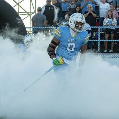 Liljames_34's profile picture. Bath High School Class of 2026| 3.5GPA| DE/RB | 6’3 255BW | 76”WS | 500 squat | 280 bench/ 📞-419-549-2053 / davenport3636@gmail.com