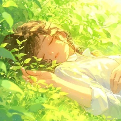 wiczx99178738's profile picture. 芝生に寝転んで日光浴をするのはとても気持ちがいい