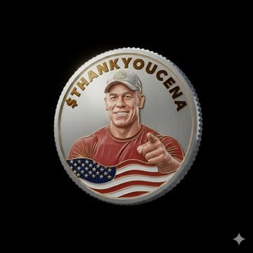 LVCOINSS's profile picture. OFFICIALLY THE FIRST RETIREMENT COIN FOR JOHN CENA! HIS FINAL WWE SHOW WILL BE ON 12/13/2025 BUY NOW BEFORE ITS TOO LATE!!!