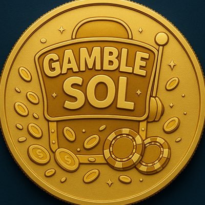 GambleSolX's profile picture. 🎰 GambleSol – The Solana Jackpot ⚡ Verifiable • Transparent • Fair 💰 Play big. Win bigger.