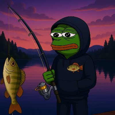 BigBassF1sher's profile picture. Just chilling with my Frax pack, fishing rod in hand, and letting the earnings roll in