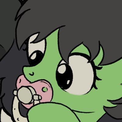 darkerapplecore's profile picture. hi. 🍼