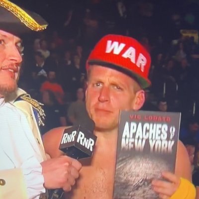 VicLodato's profile picture. Author, Apaches of New York (https://t.co/zHDd9AouFS). 50% Hemmingway, 50% Hagler 100% American