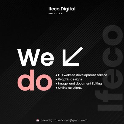 ifeanyiijosephh's profile picture. Website Developer  &&  Digital Service Provider.