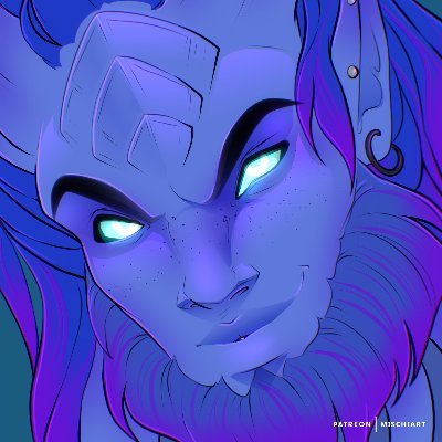 sarenthar's profile picture. she/her • perpetually tired draenei • enjoying fandom things by myself • pfp by @MischiArt