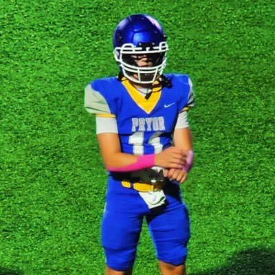 nate12johnson's profile picture. QB pryor HS OK class of ‘29| 5’10 160lbs| email- nateajohnson12@gmail.com| 📞918-633-0893