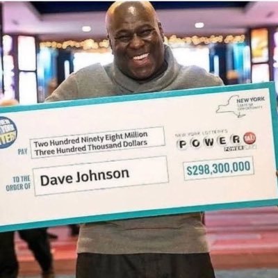 Dav_yJohnson's profile picture. I am dave johnson the power ball little left winner of $298.3 million. Giving out $30,000 each to my first 1k followers. Follow and claim.