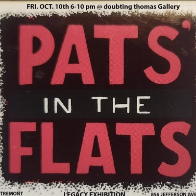 patsintheflats's profile picture. The beloved Rock & Roll club formerly located at the bottom of Literary hill in Tremont. 
*SAVE THE DATE October 10th. 2025 -6pm @ The Doubting Thomas - Tremont
