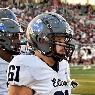 CHRISTIAN_M00RE's profile picture. #61 | 6A TEXAS O-LINE | IOL/OG/C | 5’9” | 230 lbs | Squat: 450 | Bench: 325 | V. R. Eaton High School (Class: 2027) | GPA: 3.68/5.21 | NCAA ID: 2506638934