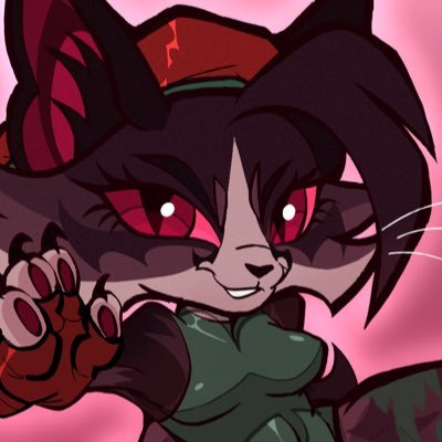 Nyxcatfang's profile picture. Nyx 🐈‍⬛🦇💜 | 21 | she/her | Tx fur | Artist fur | college student studying sonography & nuclear medicine 🩺💉