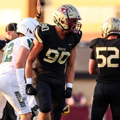 diegoneutz's profile picture. Lakeville south high school | Football | OLB/DL/LS | C/O 2026 | height 6’2 Weight: 220 | 75 1/2 in. wingspan | Email: diegmneut57@isd194.org