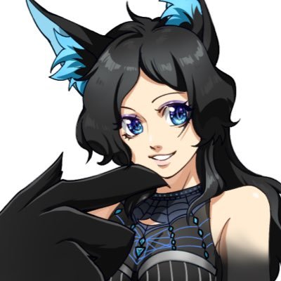 ValNecromancy's profile picture. A Necromancer Vtuber looking for new souls to entertain! Horror Girlie and a Spooky Wolf Girl 💙💛🖤
