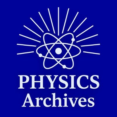 PhysicsArchives's profile picture. Historical documents, original letters, notable facts, and photos from the history of physics. For educational purposes.ⓒ held by the respective owners/archives