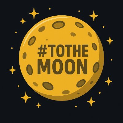 tothemoon_bsc's profile picture. In crypto, “To The Moon” mean price go high very fast — it mean hope, lucky and happy feeling together 🌕