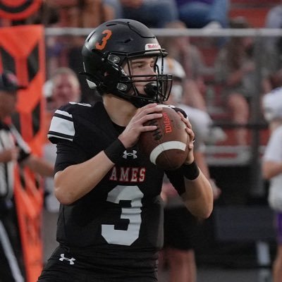 JaceHennigar's profile picture. Ames High School “2027” QB Jacex971@gmail.com 515-236-6849