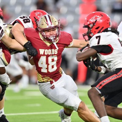 KadenMidkiff's profile picture. Starting Freshman on Varsity | C/O 2029 | DE • TE • HB | 6 ft. @ 220 lbs. | Student Athlete | #48 @ Cypress Woods High School (6A) |KadenMidkiff@gmail.com